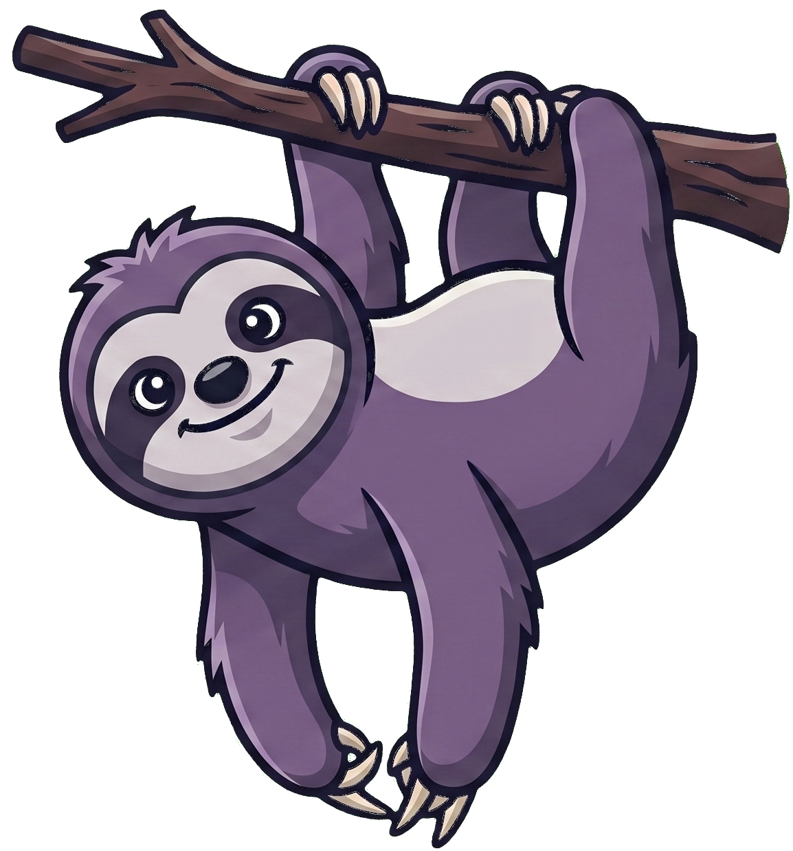 Lowkey sloth mascot
