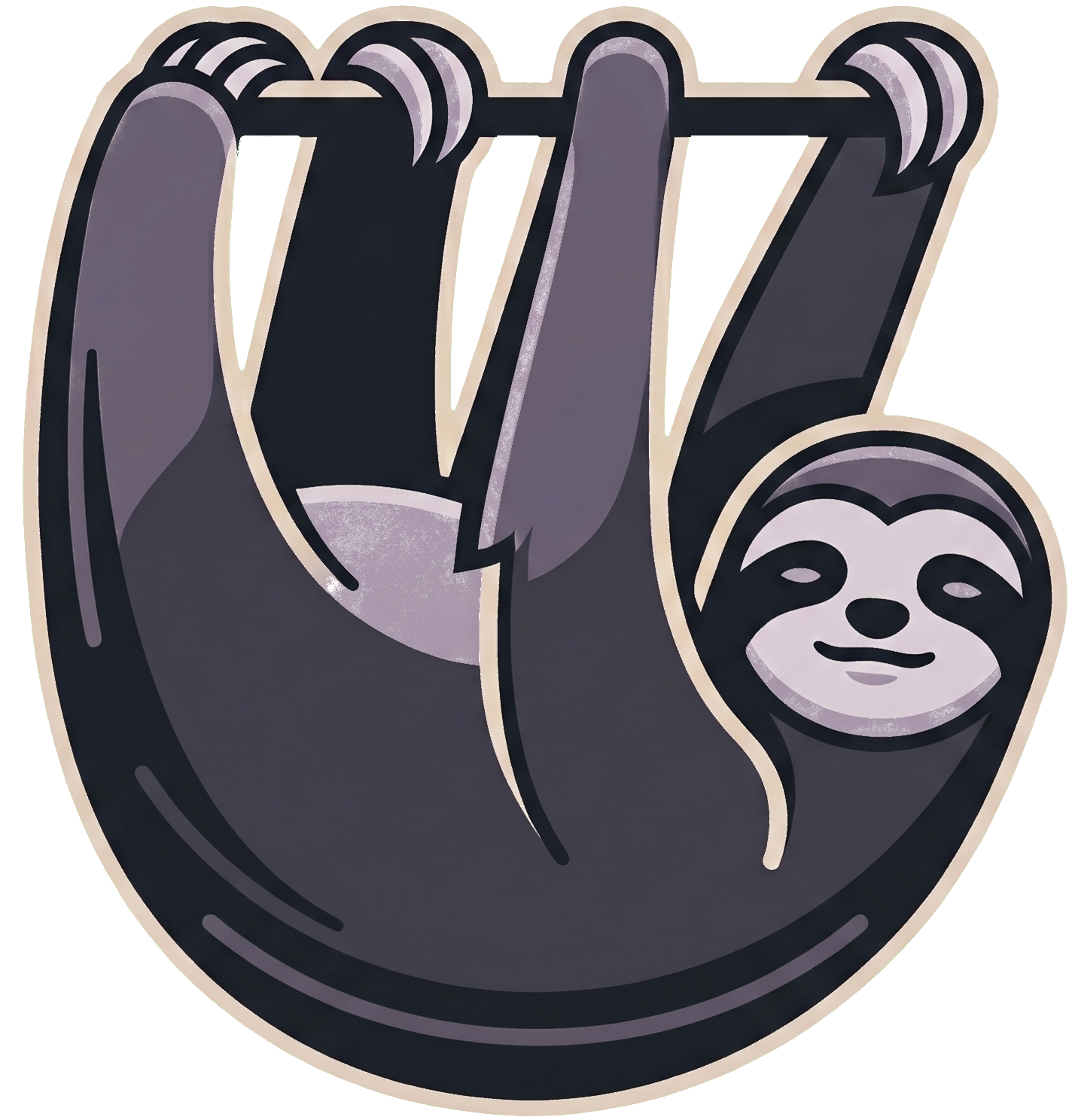 Lowkey sloth mascot